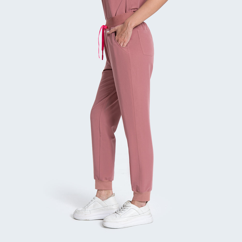 Women’s Stand Collar Scrub Set