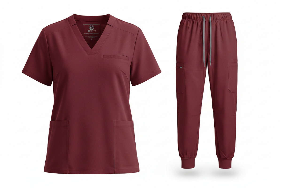 Wine Red Scrubs